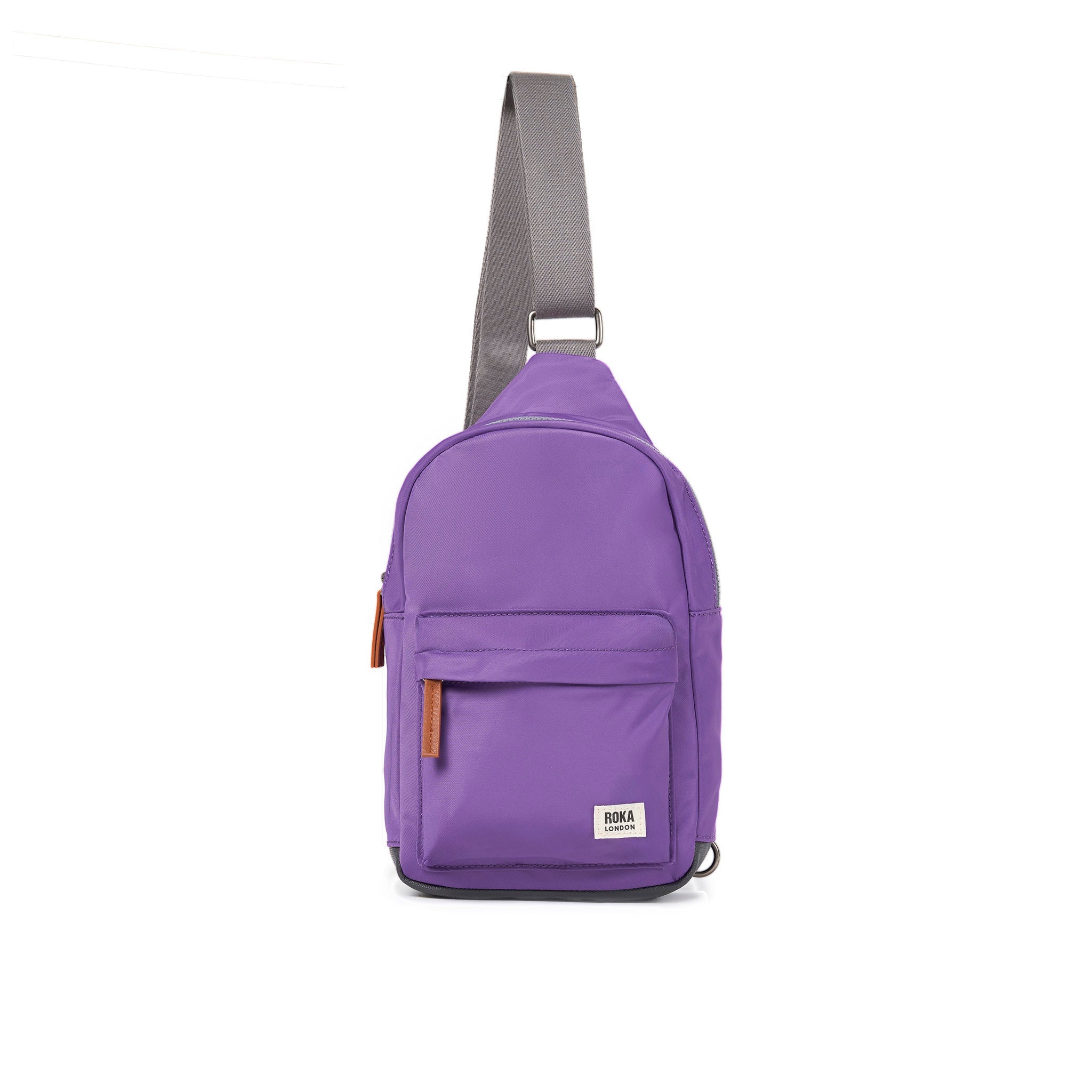 Willesden Sling Bag Large Recycled Nylon - Fresh Purple