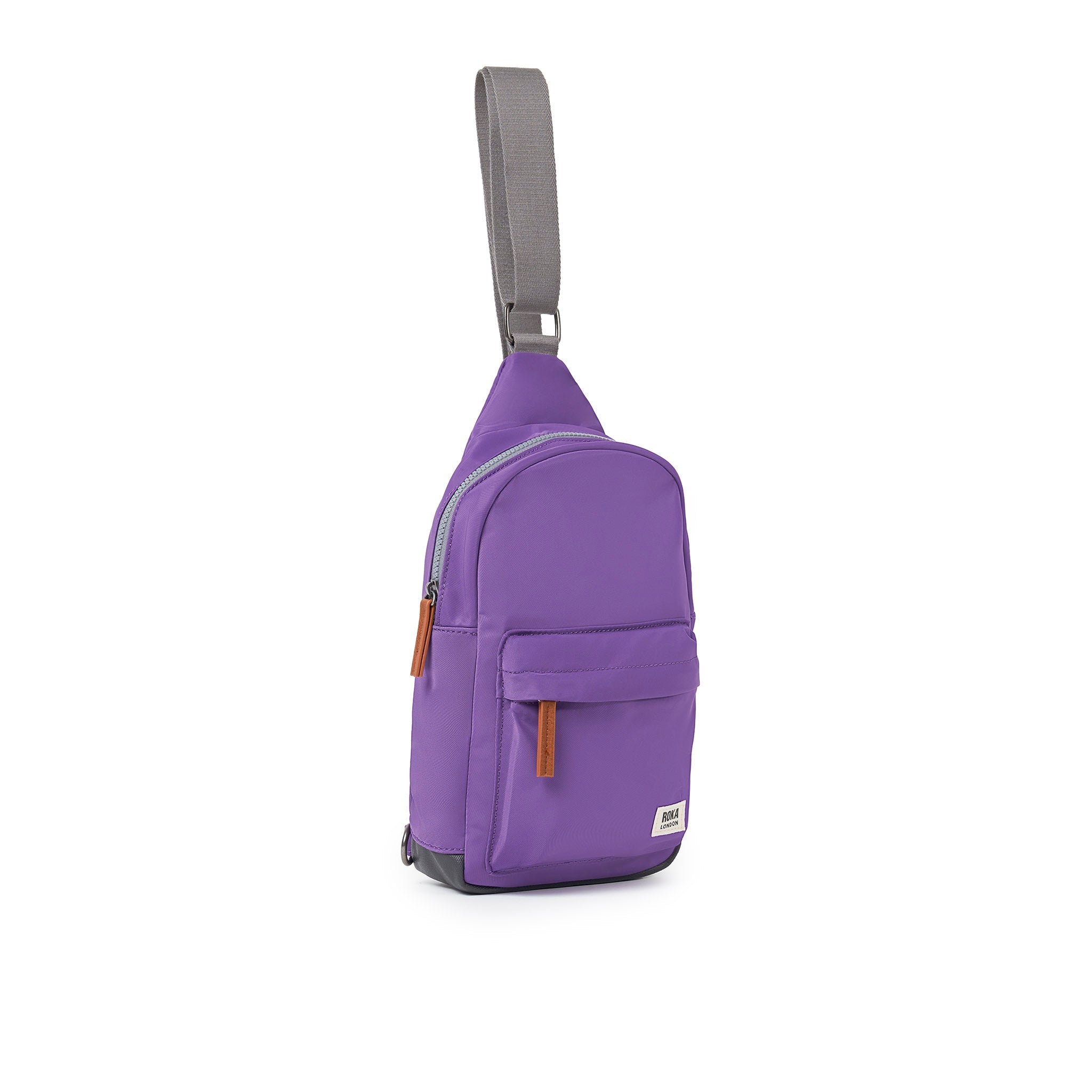 Willesden Sling Bag Large Recycled Nylon - Fresh Purple