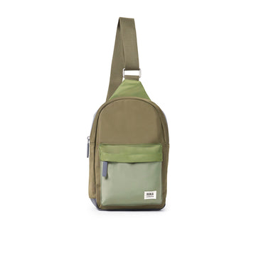 Willesden Sling Bag Large Recycled Nylon - Military Tonal