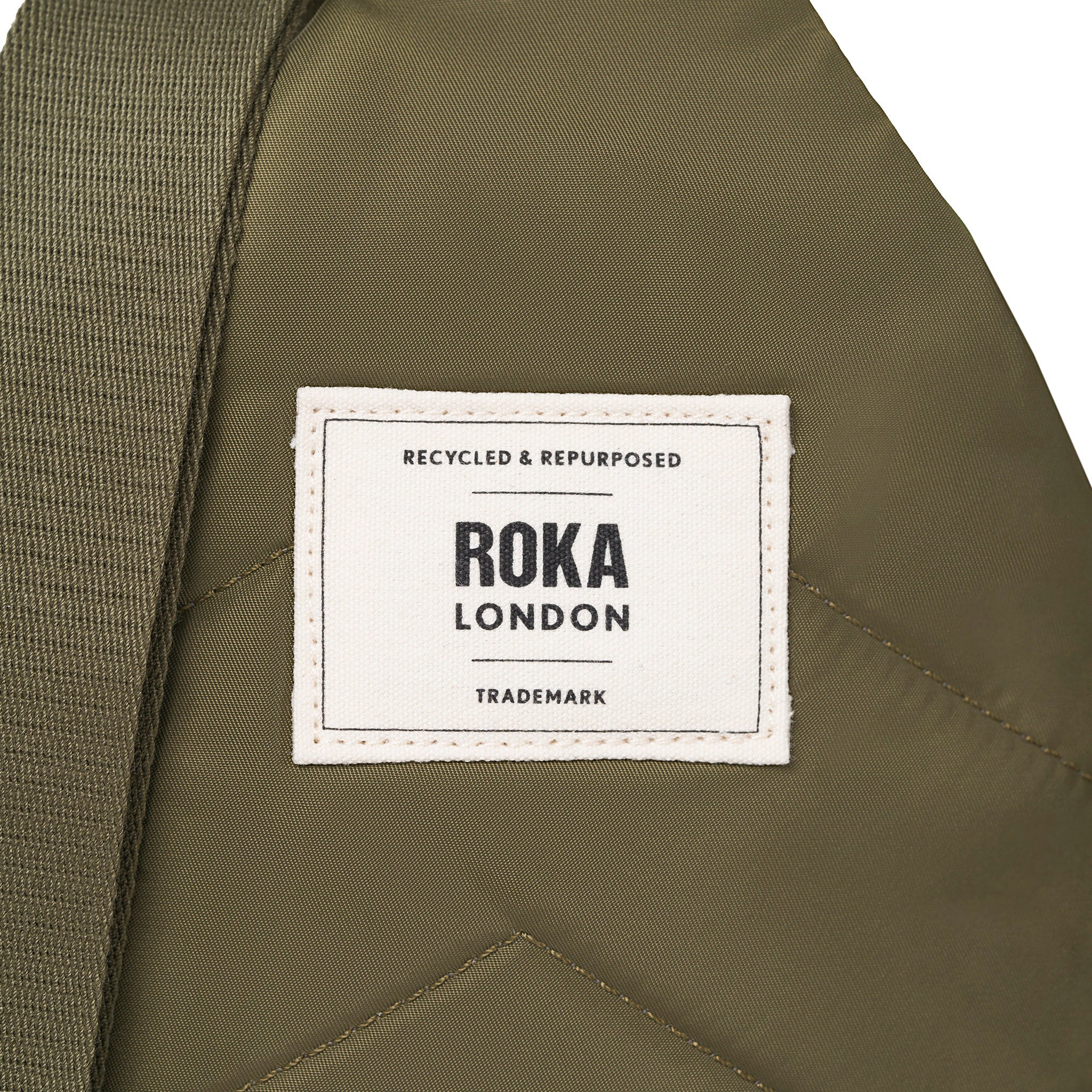 Willesden Sling Bag Large Recycled Nylon - Military Tonal