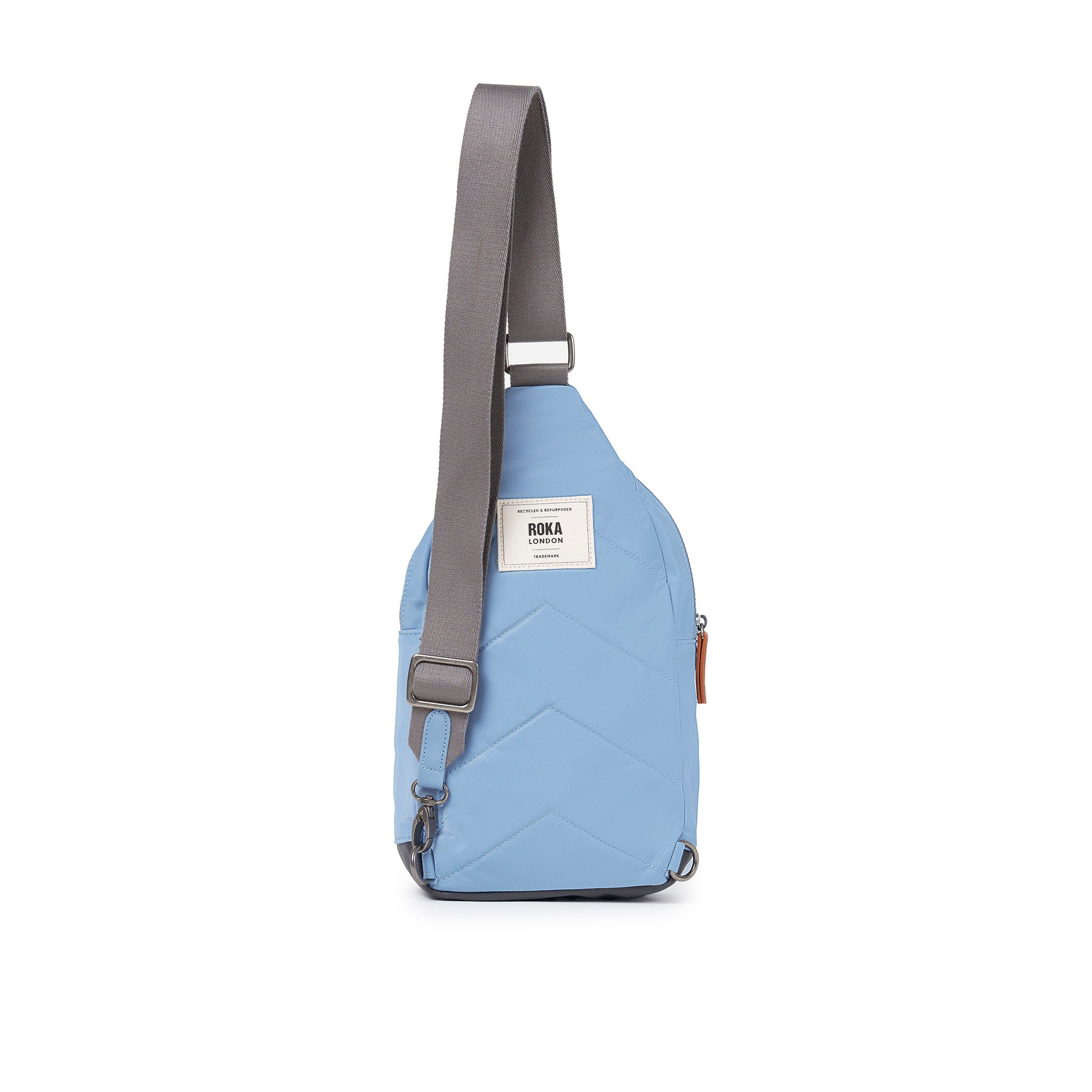 Willesden Sling Bag Large Recycled Nylon Ripstop - Retro Blue