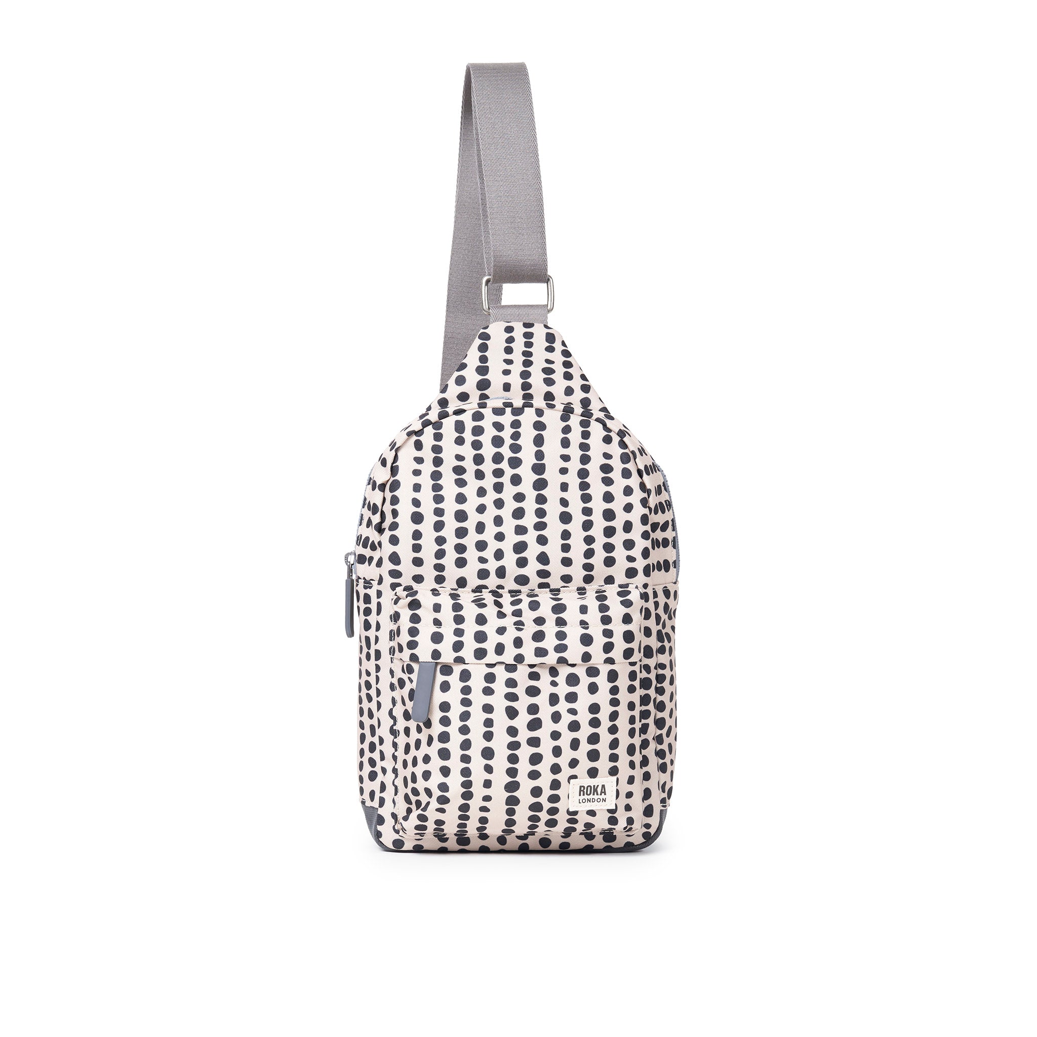 Willesden Sling Bag Large Recycled Canvas - Linear Dot