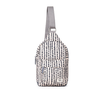 Willesden Sling Bag Large Recycled Canvas - Linear Dot