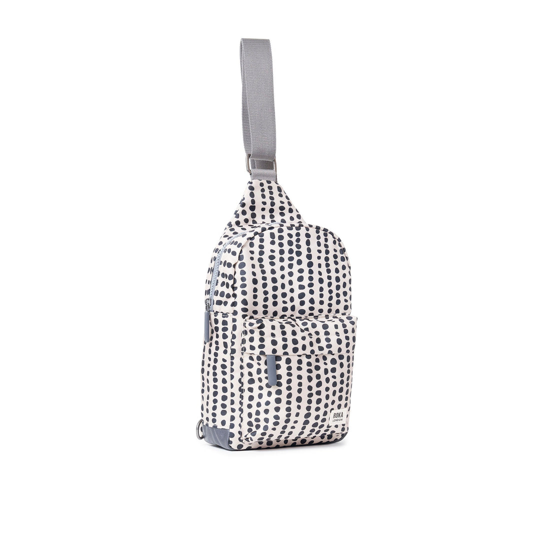 Willesden Sling Bag Large Recycled Canvas - Linear Dot