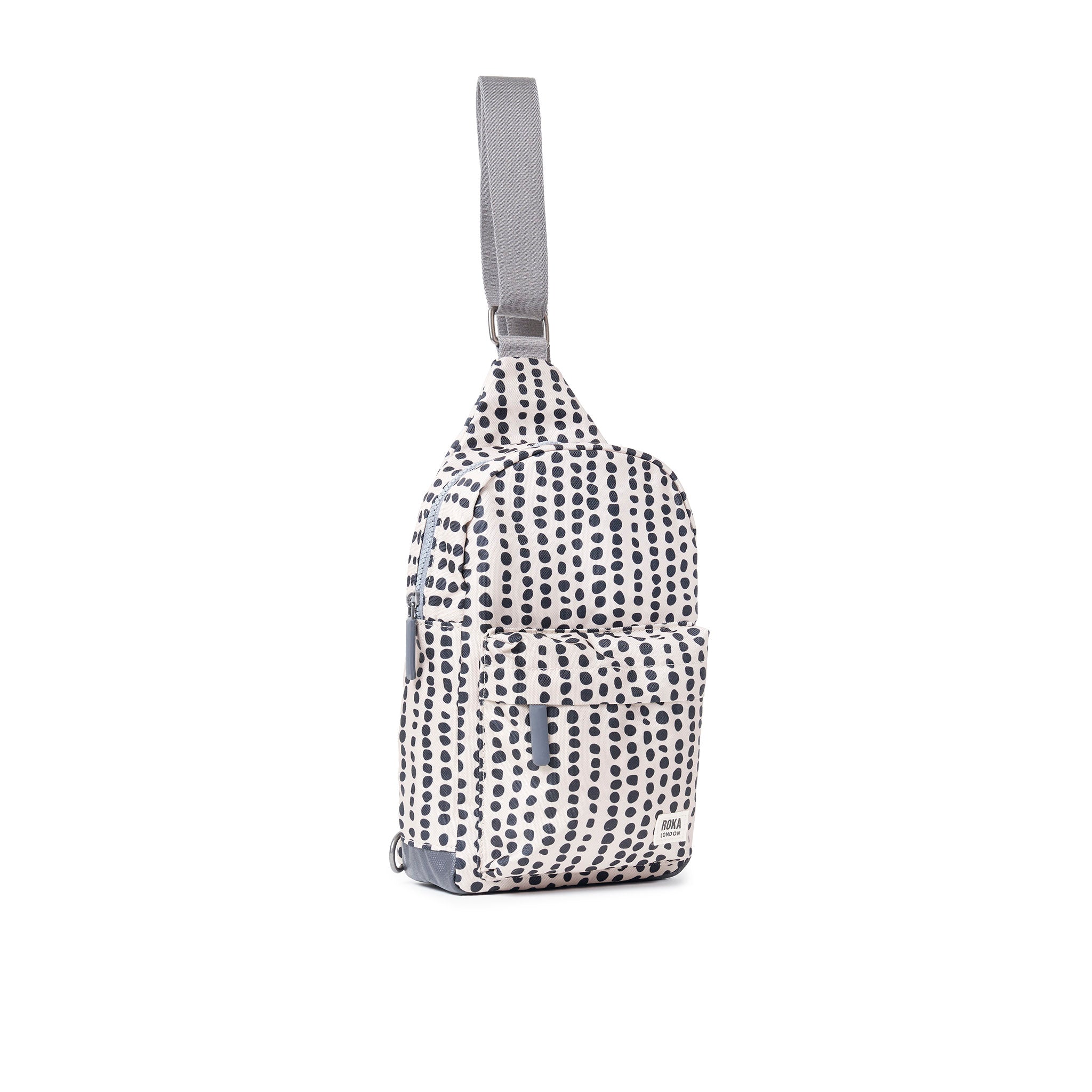 Willesden Sling Bag Large Recycled Canvas - Linear Dot