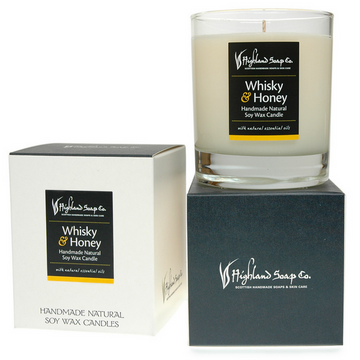 Whisky & Honey Soya Wax Candle - 30cl