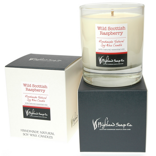 Wild Scottish Raspberry Soya Wax Candle