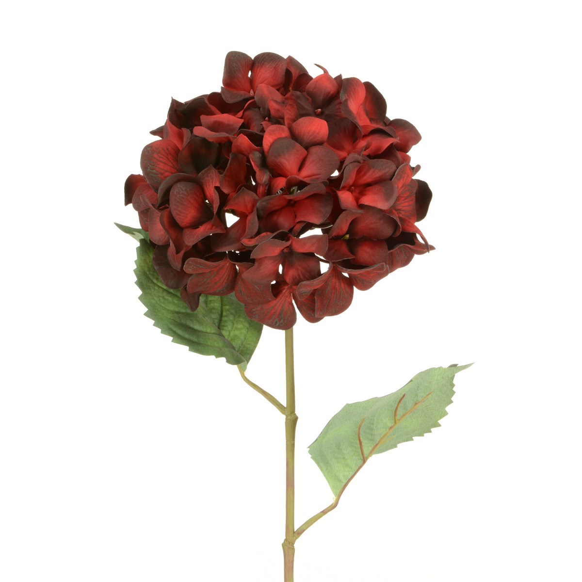 Luxury Faux Hydrangea - Red