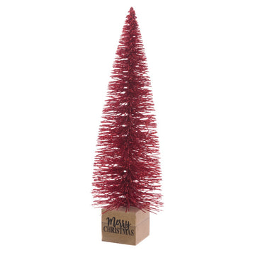 GLITTER BRISTLE TREE 27CM