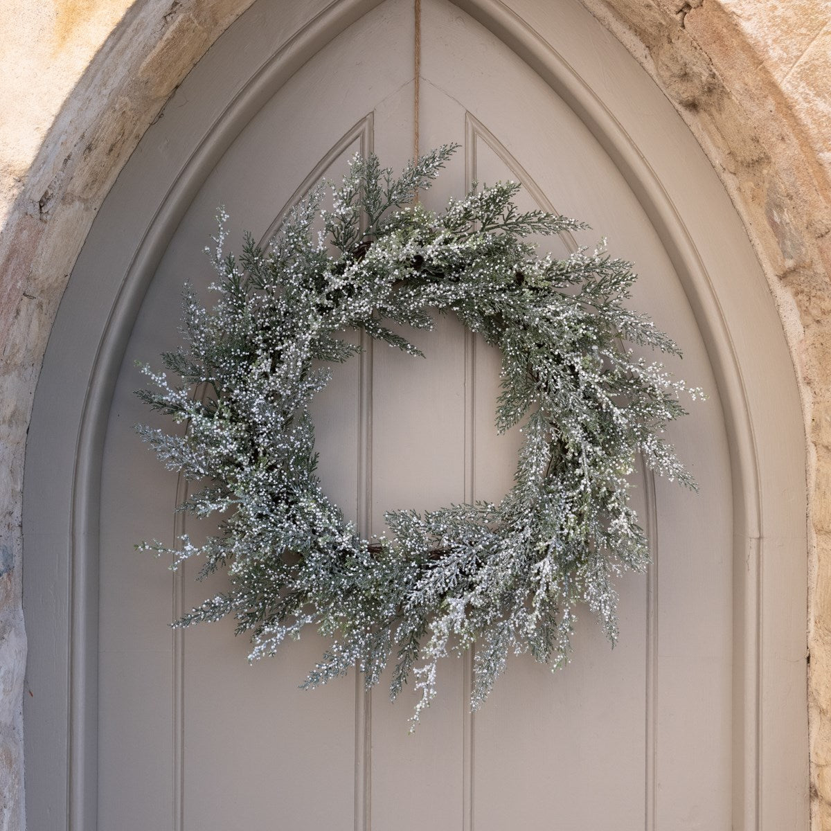 Faux Barrowden Fine Foliage Wreath