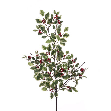 Variegated Holly Spray 78cm