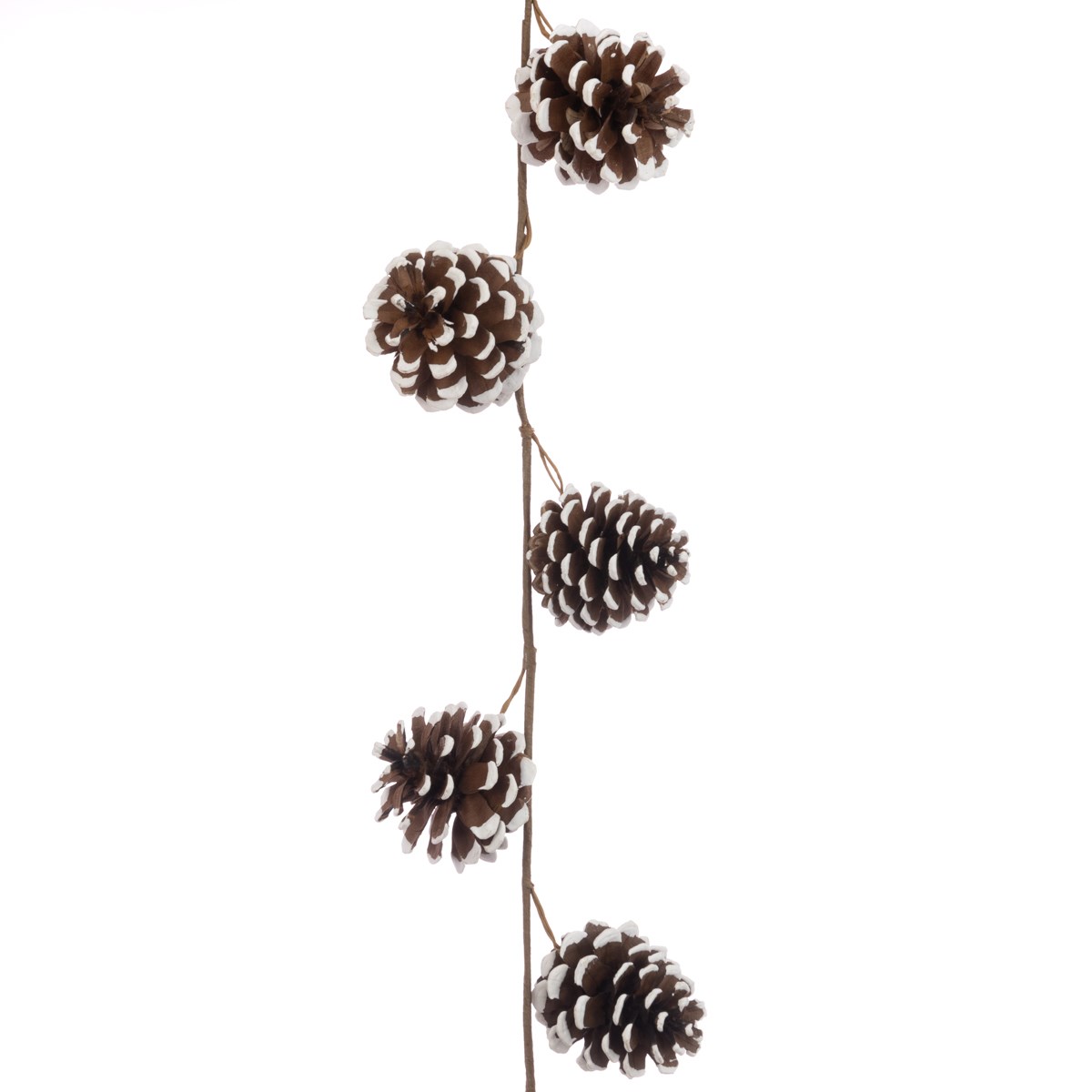 Snowy Pine Cone Garland