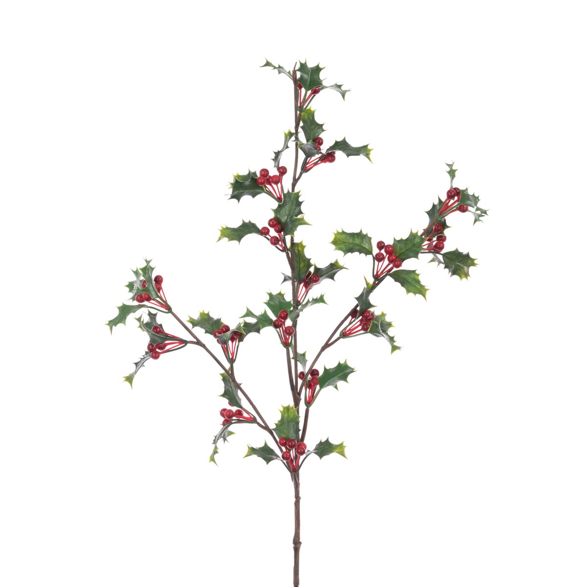 Faux Holly Stem