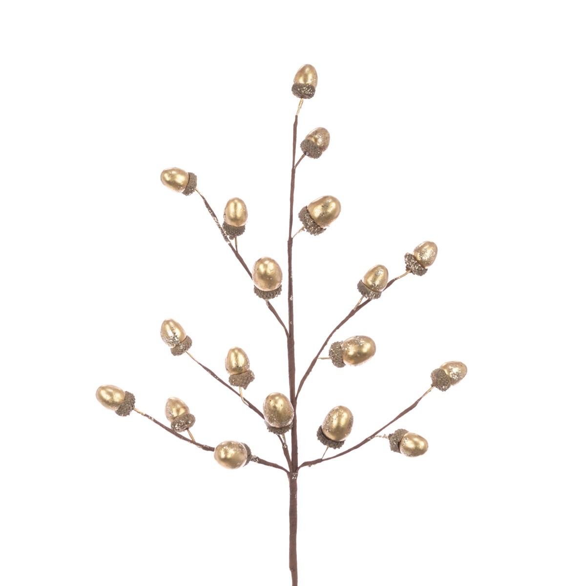Metallic Acorn Spray 61cm