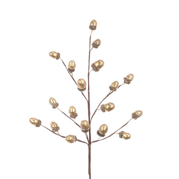 Metallic Acorn Spray 61cm