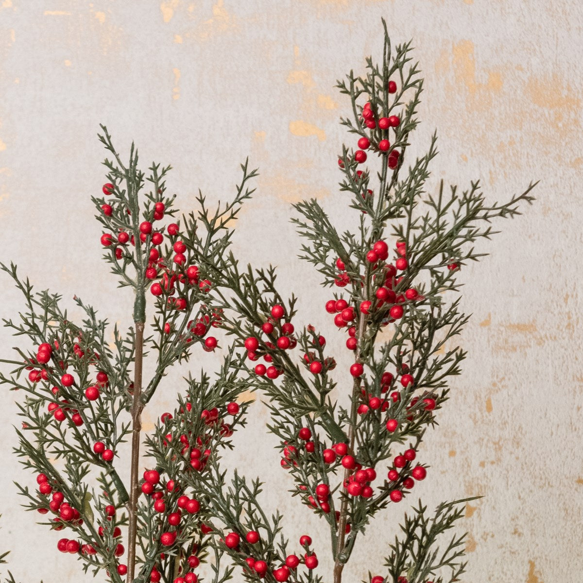 Bunch of 3 Faux Pine & Berry Stems