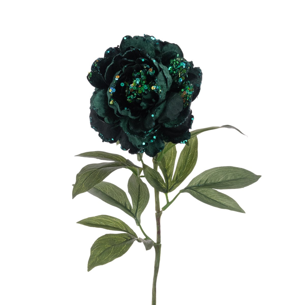 Christmas Peony Stem 65cm