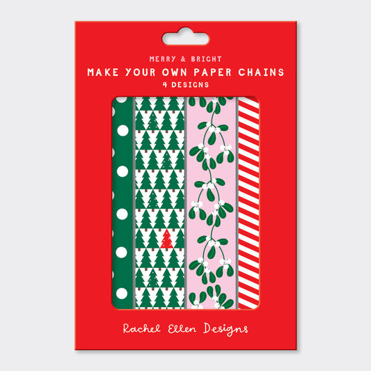 Paper Chains - Christmas Trees/Mistletoe/Spots & Stripes