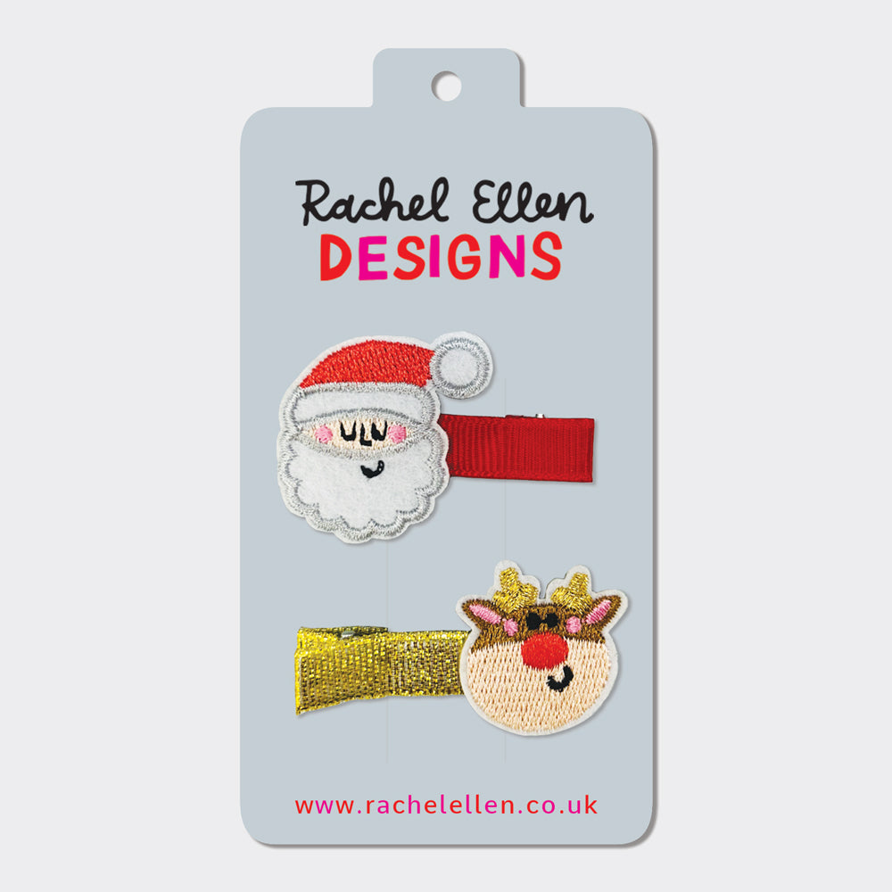 Kid's Christmas Hair Clips