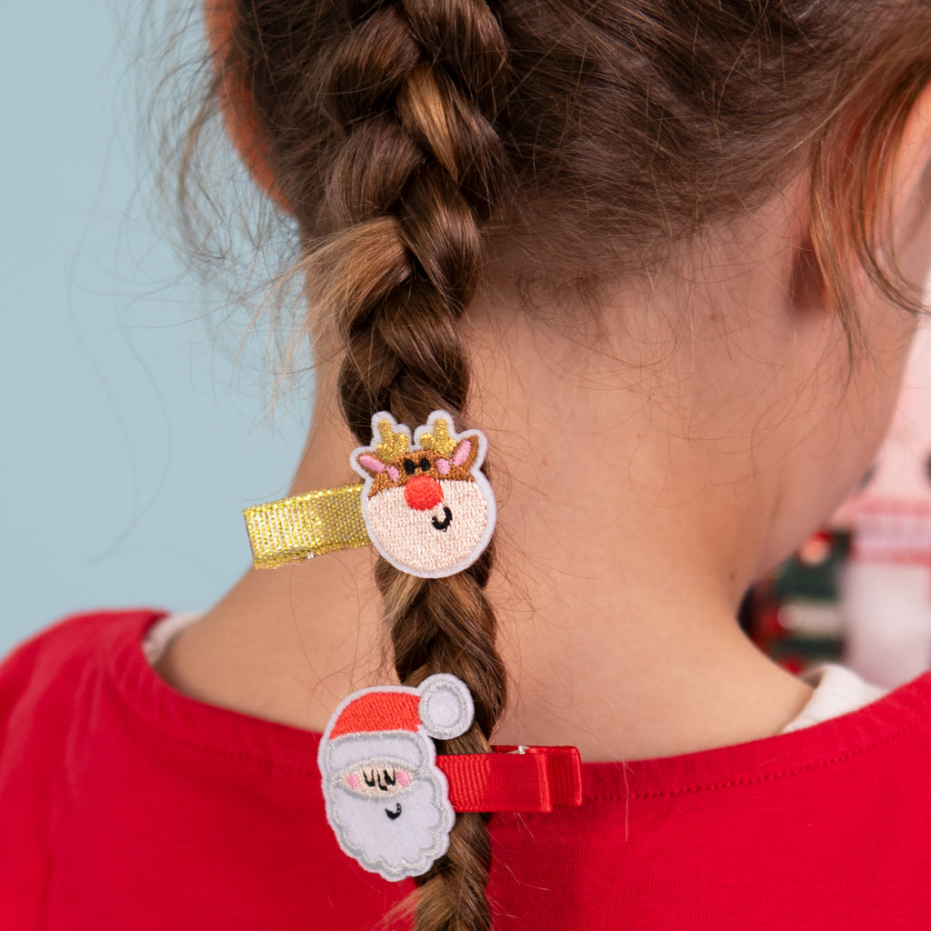 Kid's Christmas Hair Clips