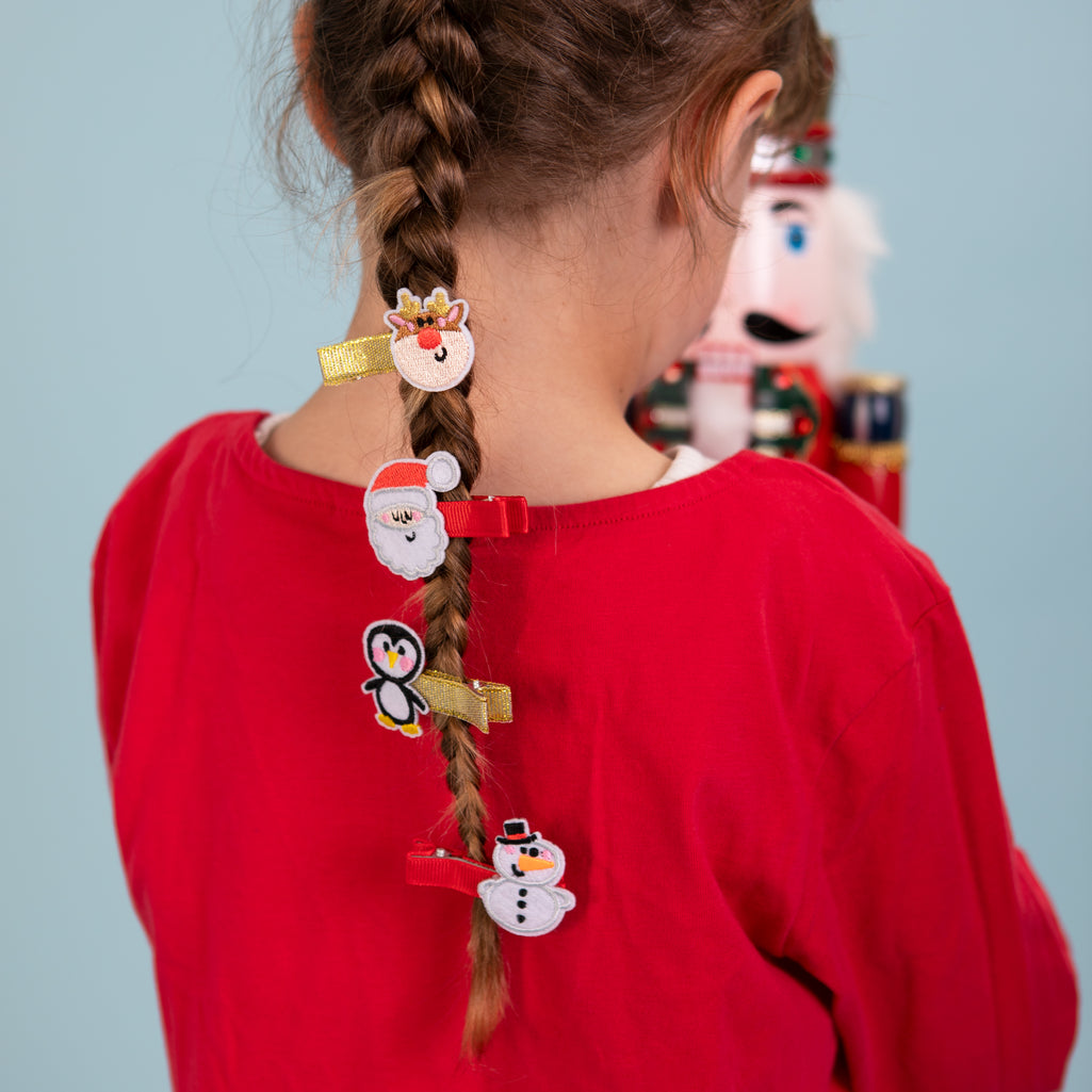 Kid's Christmas Hair Clips