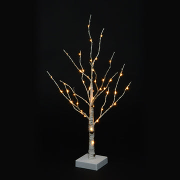 B/O BIRCH TREE 50LED W/TIMER