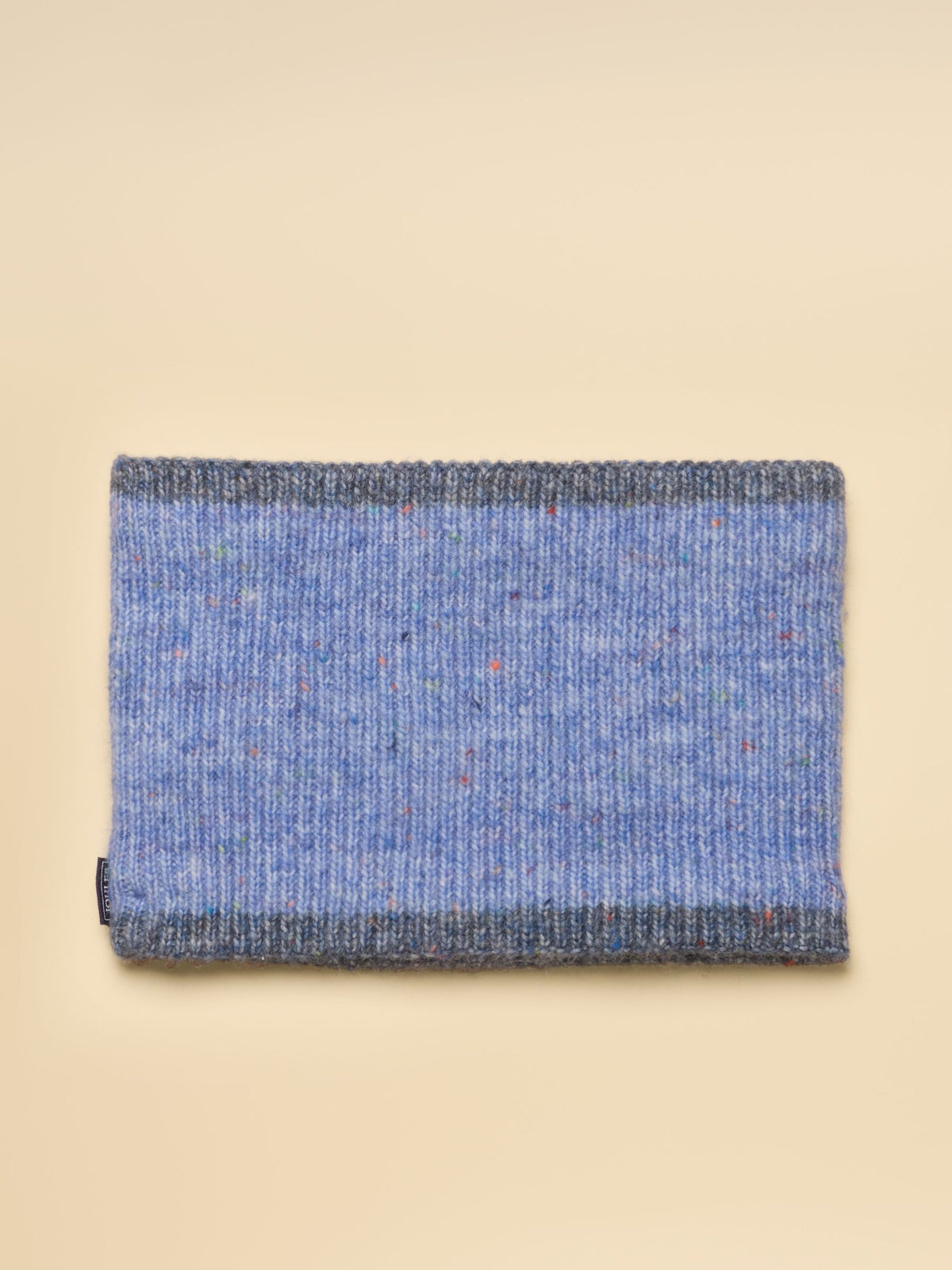 Lined Snood - Blue