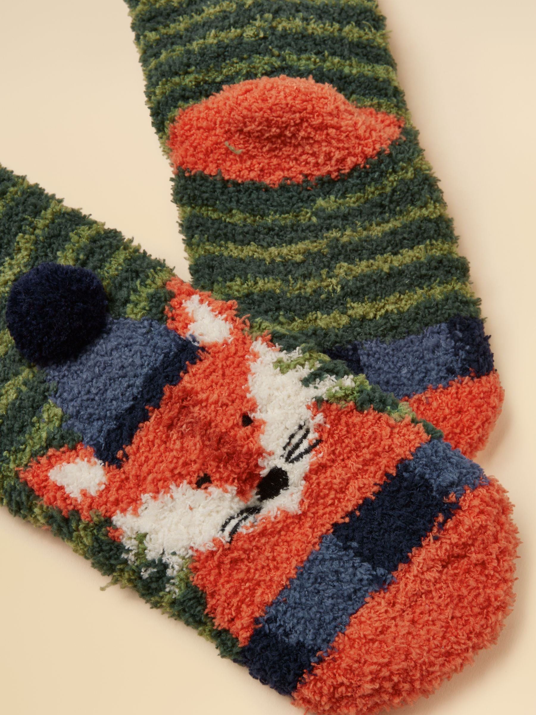 Kids Fluffy Fox Socks