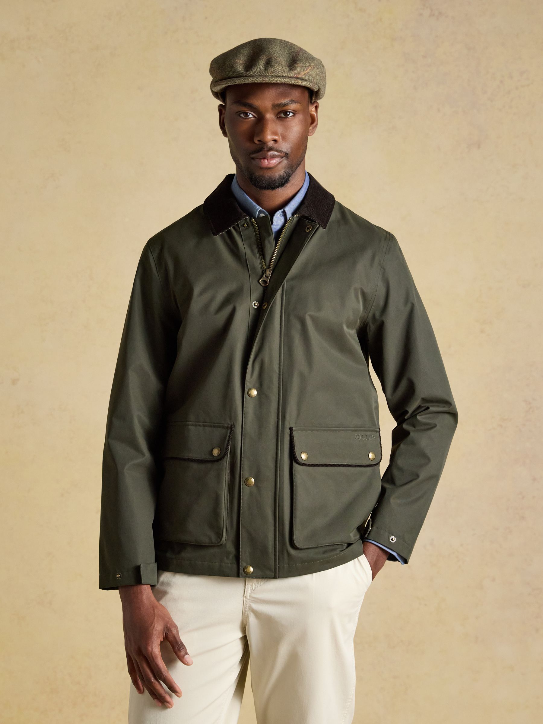 Ashby Green Tweed Flat Cap