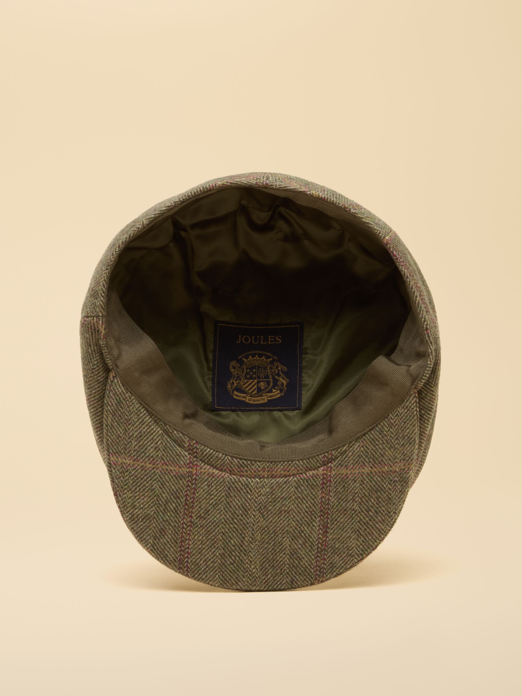 Ashby Green Tweed Flat Cap