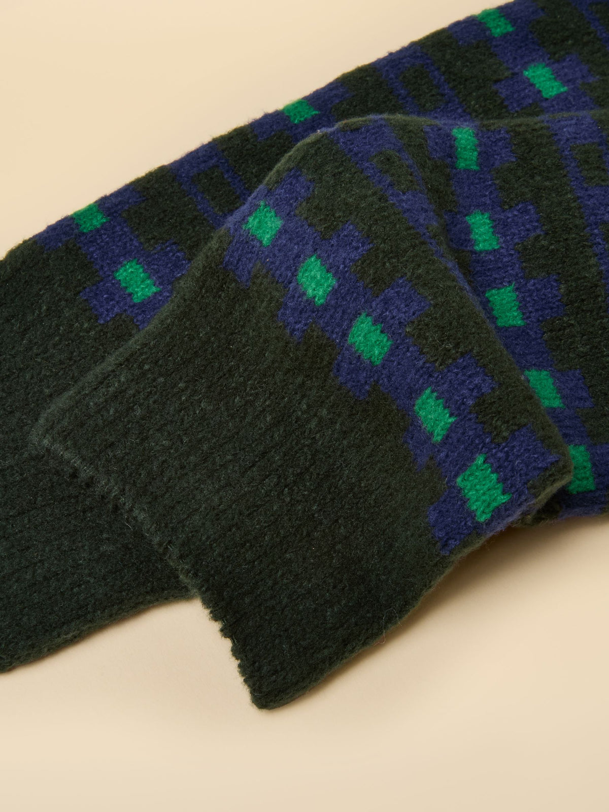 Geometric Socks - Green