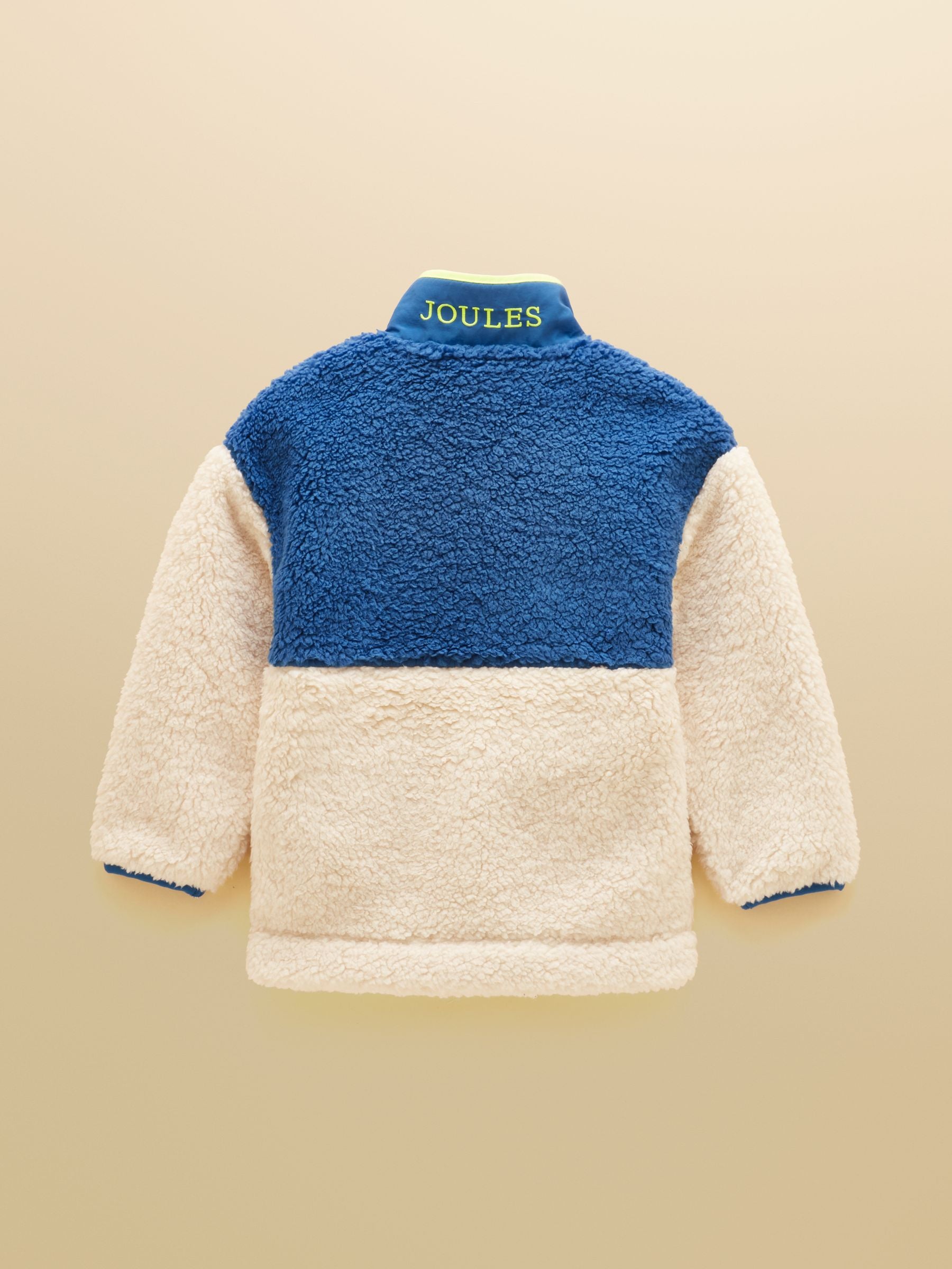 Boys' Billy Cream Zip Through Fleece