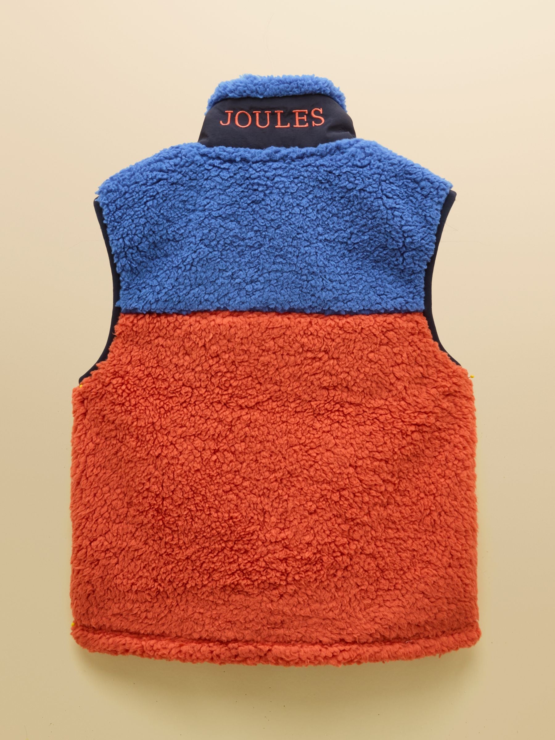 Boys' Billy Blue & Orange Fleece Gilet