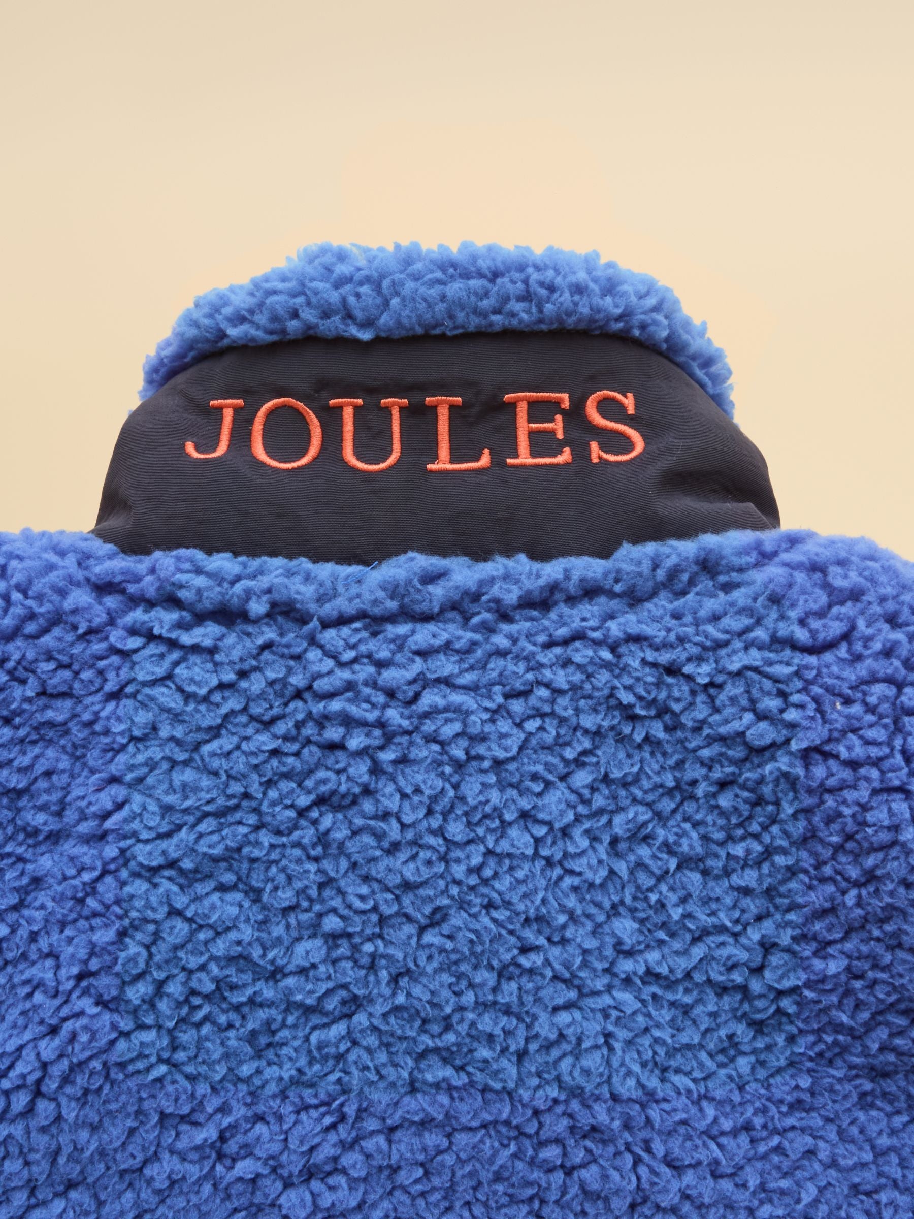 Boys' Billy Blue & Orange Fleece Gilet