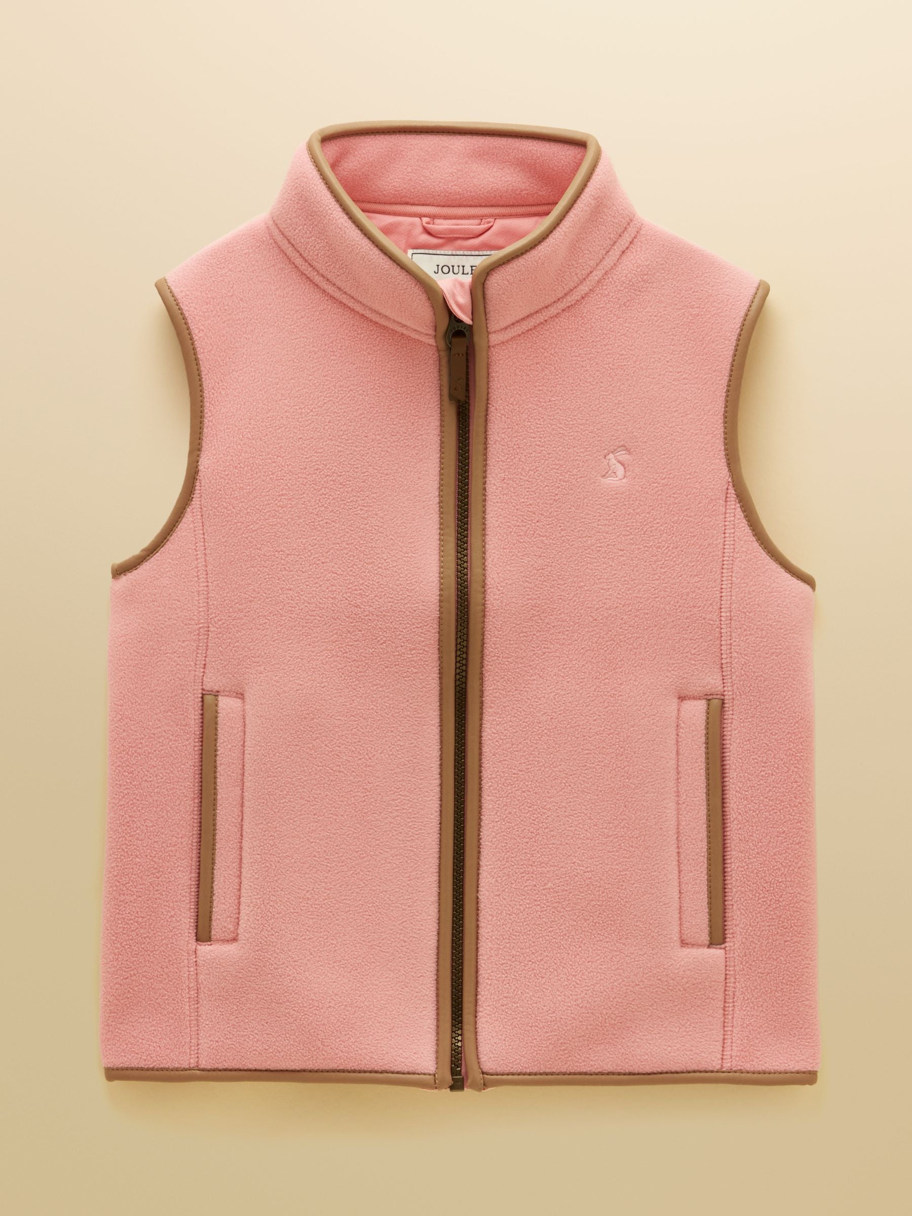 Girls' Heritage Pink Fleece Gilet