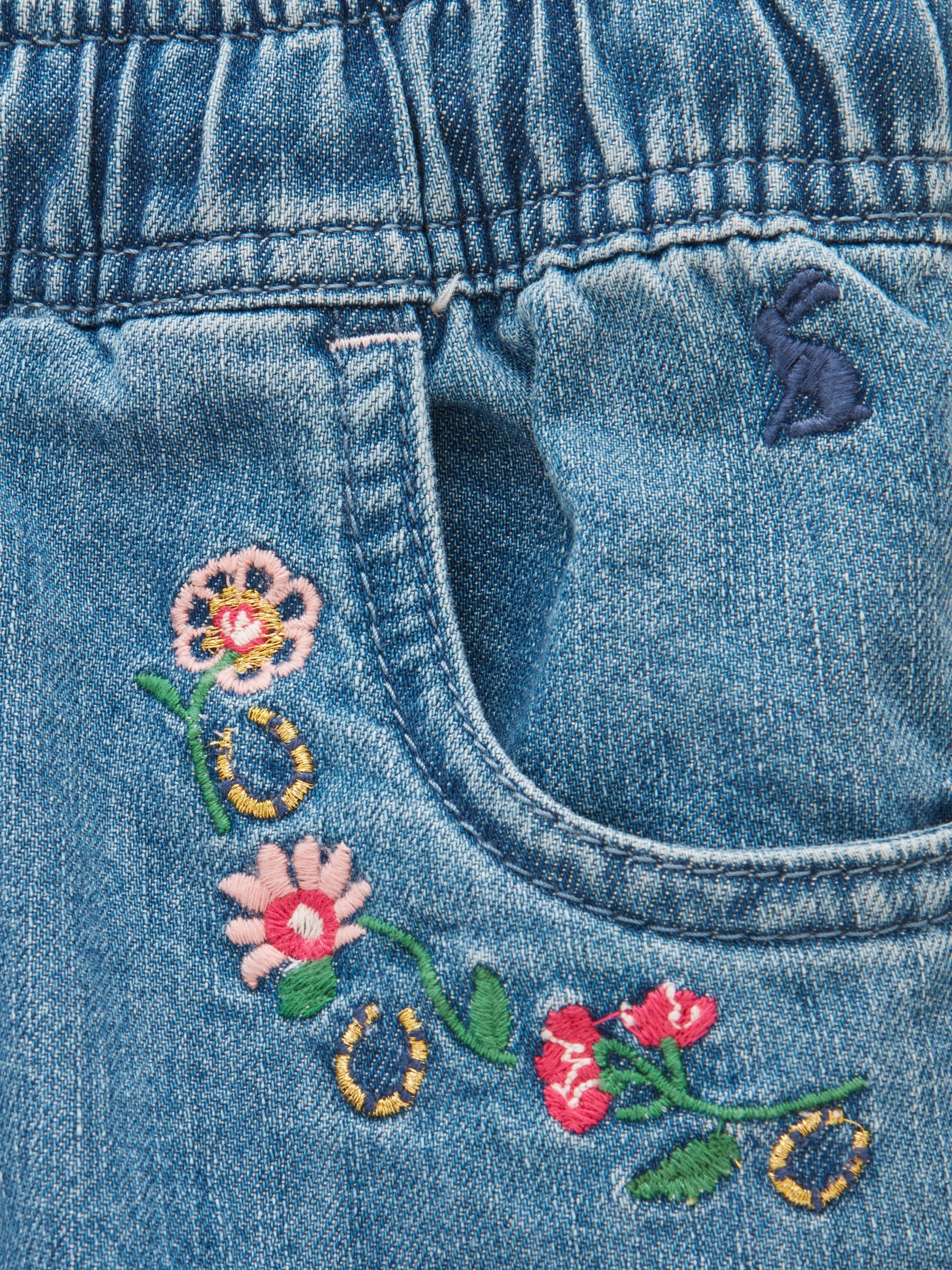Girls' Josie Blue Denim Pull On Jeans