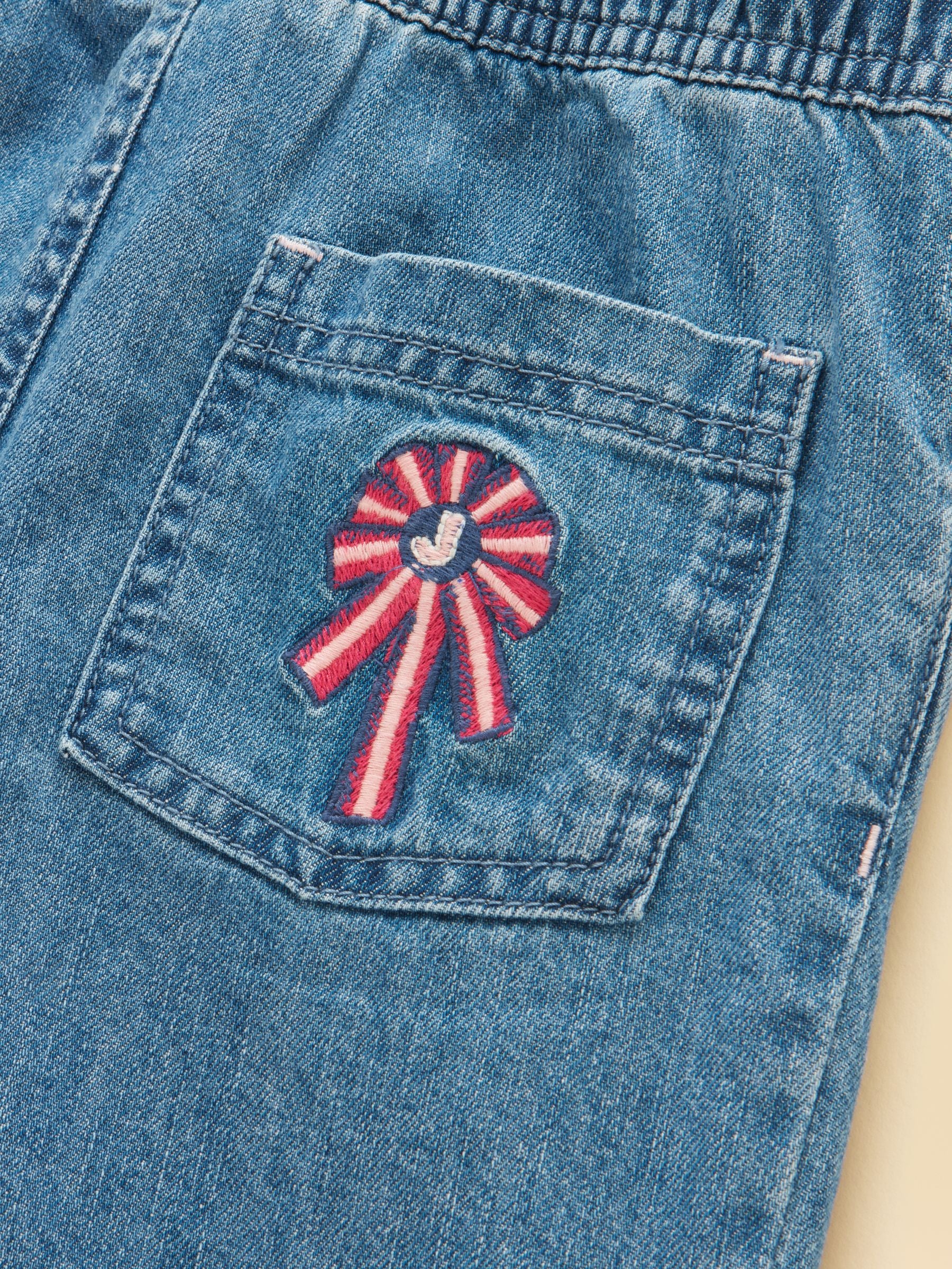 Girls' Josie Blue Denim Pull On Jeans