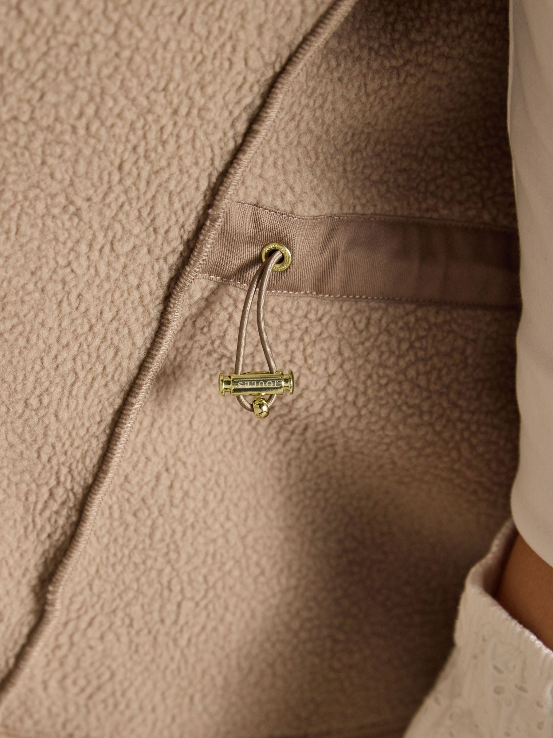 Heritage Mink Brown Regular Zip Up Polar Fleece