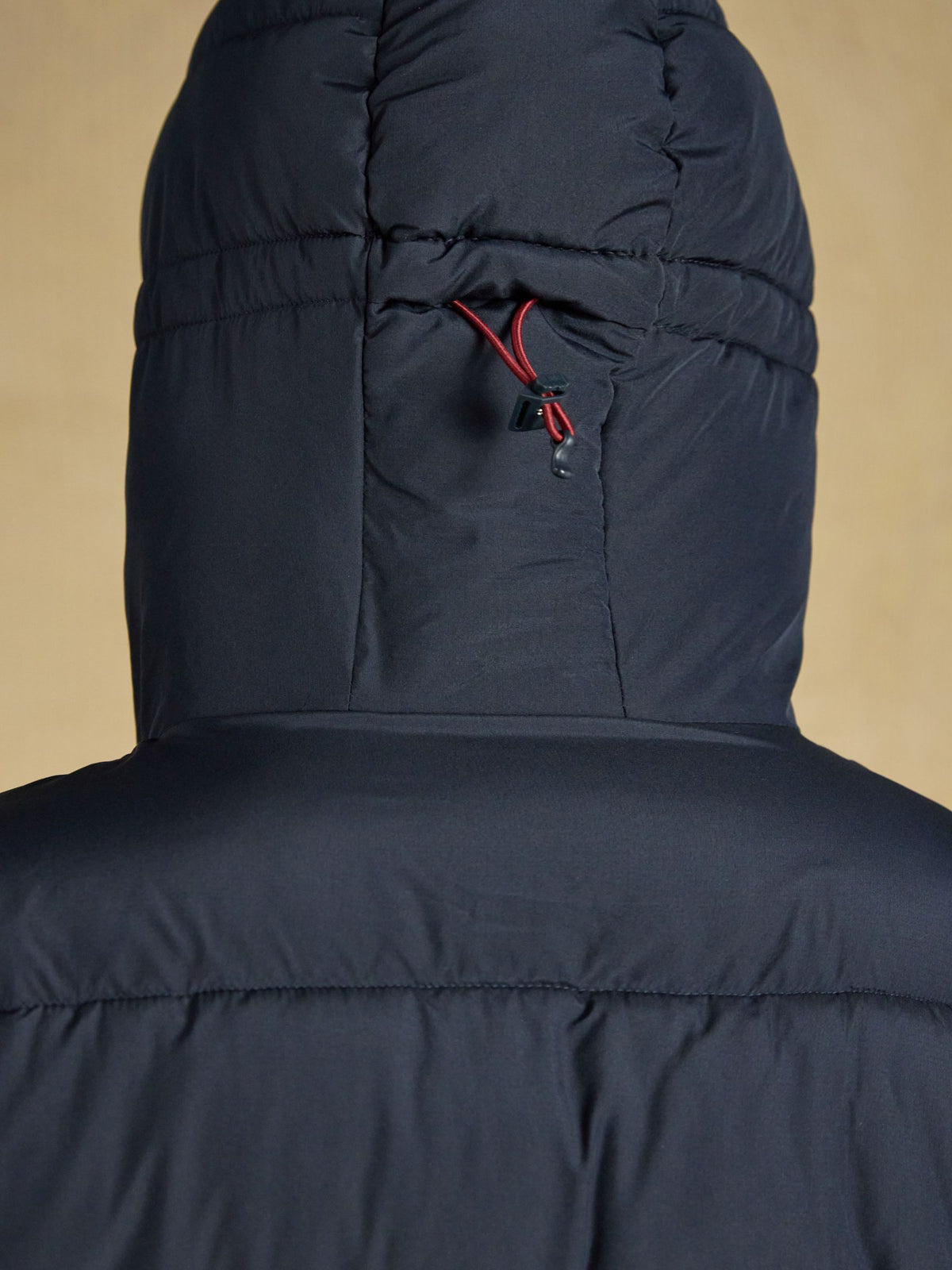 Croft Heavyweight Padded Coat - Navy