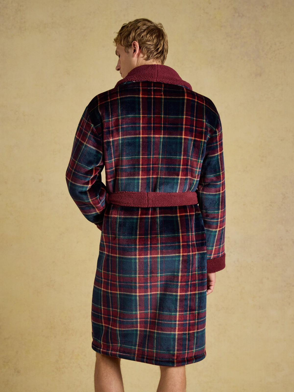 Dressing Gown - Burgundy Red