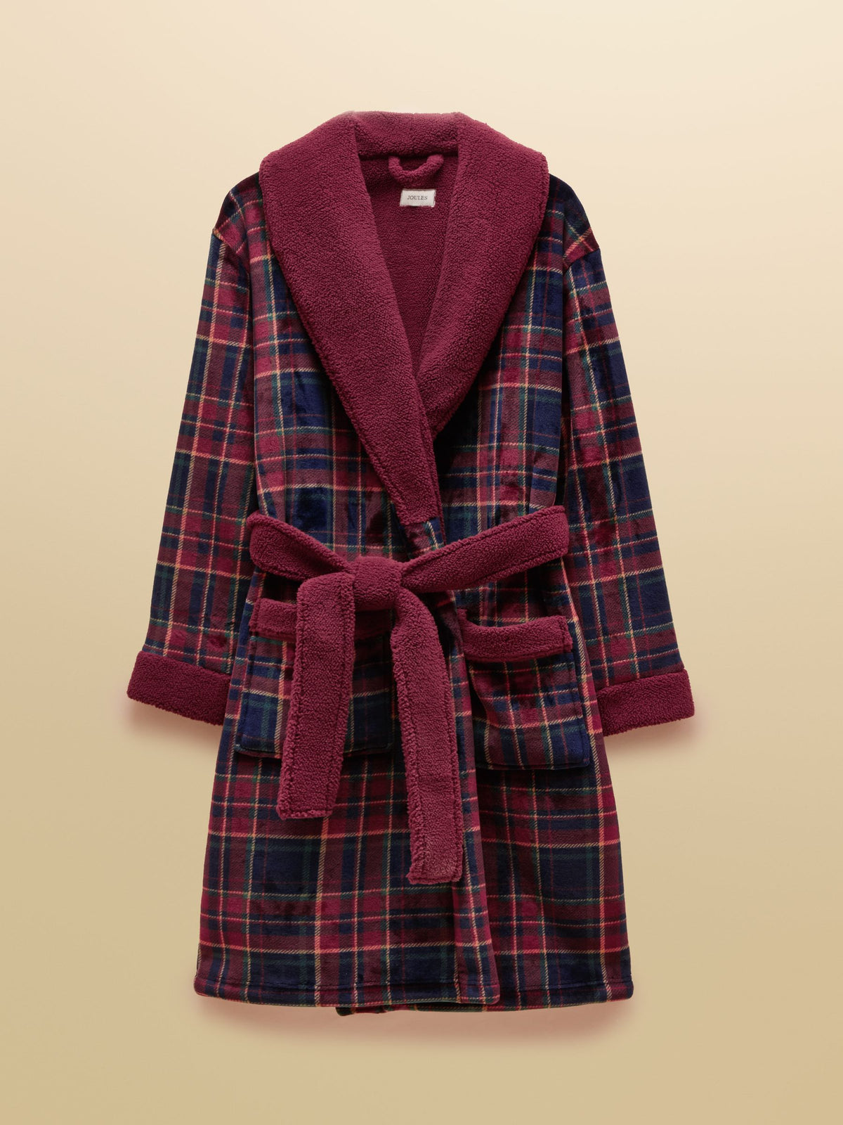 Dressing Gown - Burgundy Red