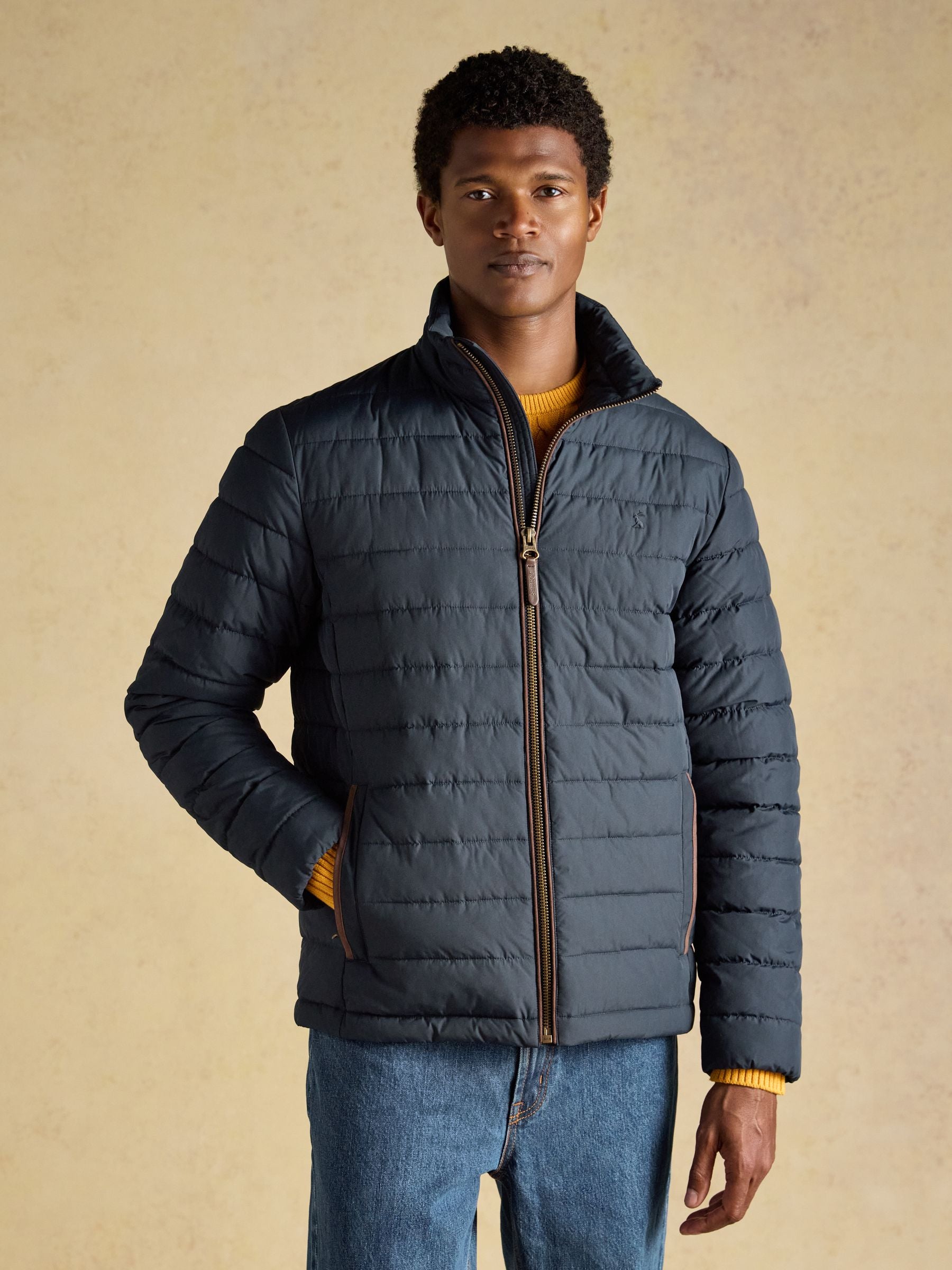 Navy Heritage Padded Coat