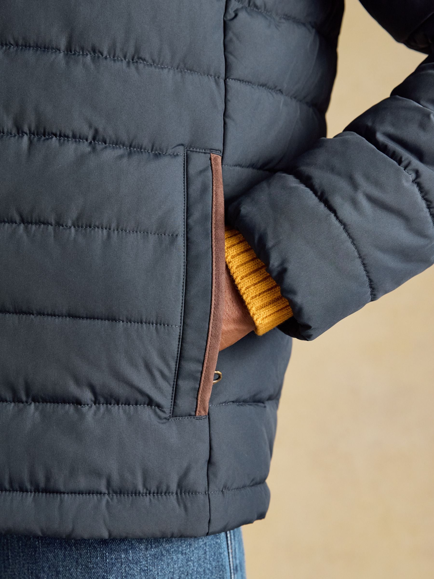 Navy Heritage Padded Coat