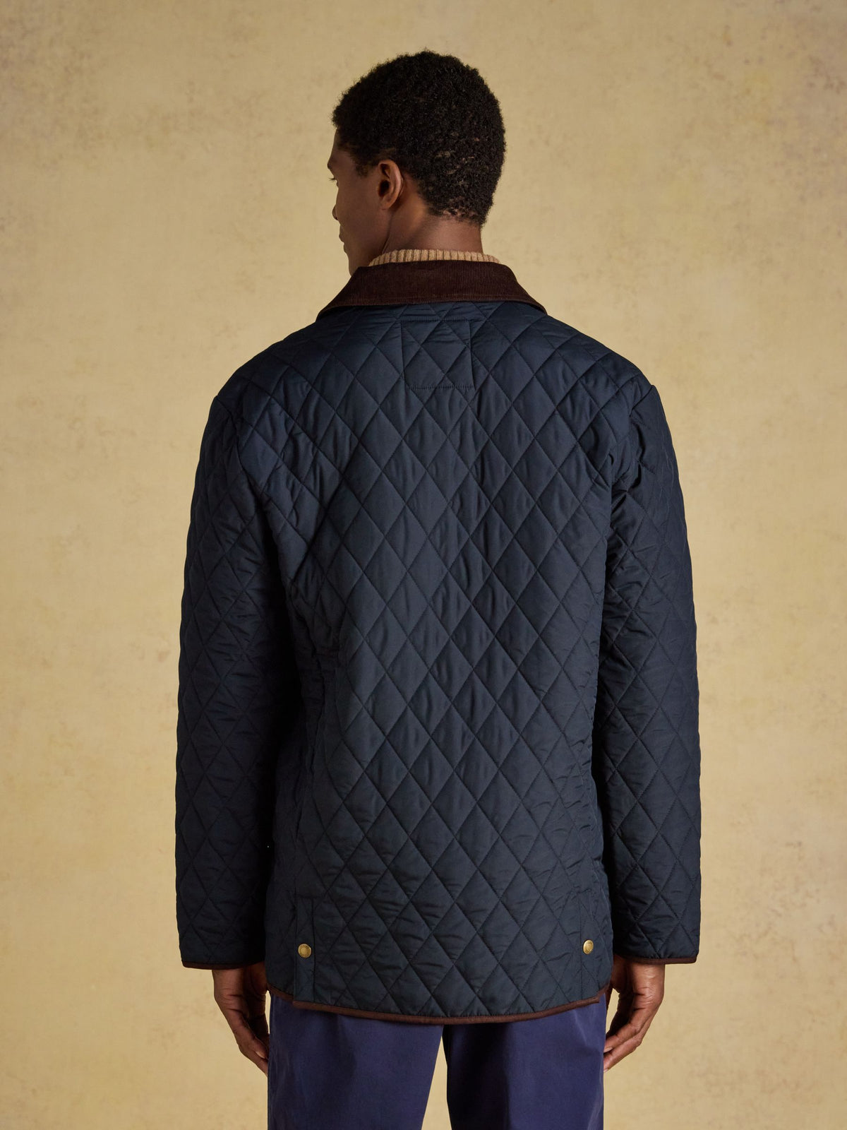 Quilted Jacket - Navy
