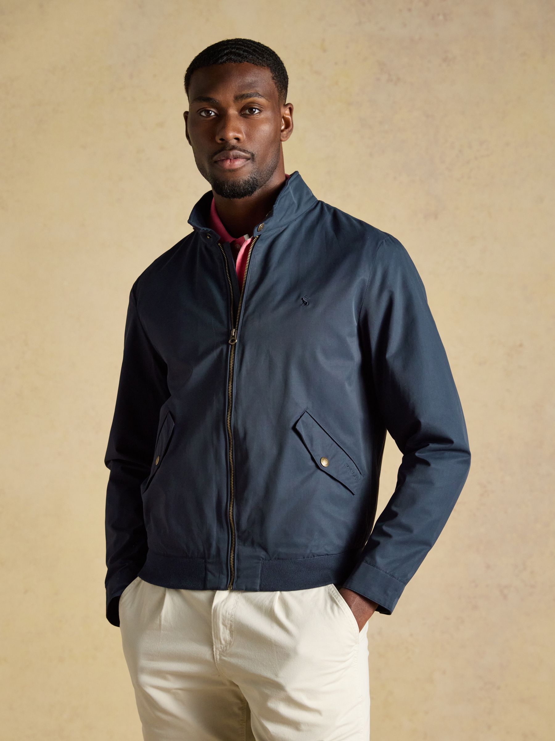 Navy Harrington Jacket