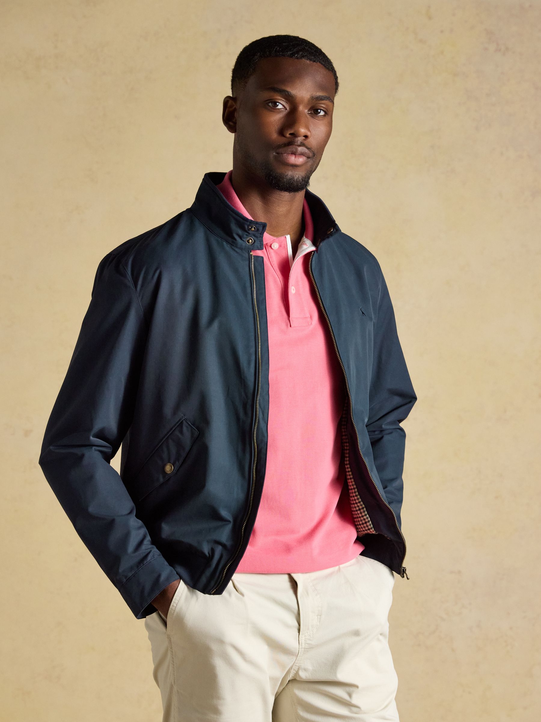 Navy Harrington Jacket