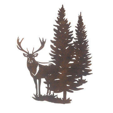 IRON DEER FOREST SCENE