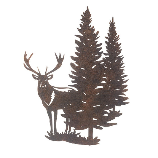 IRON DEER FOREST SCENE