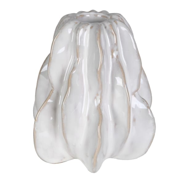 Cream Tumble Candle Holder