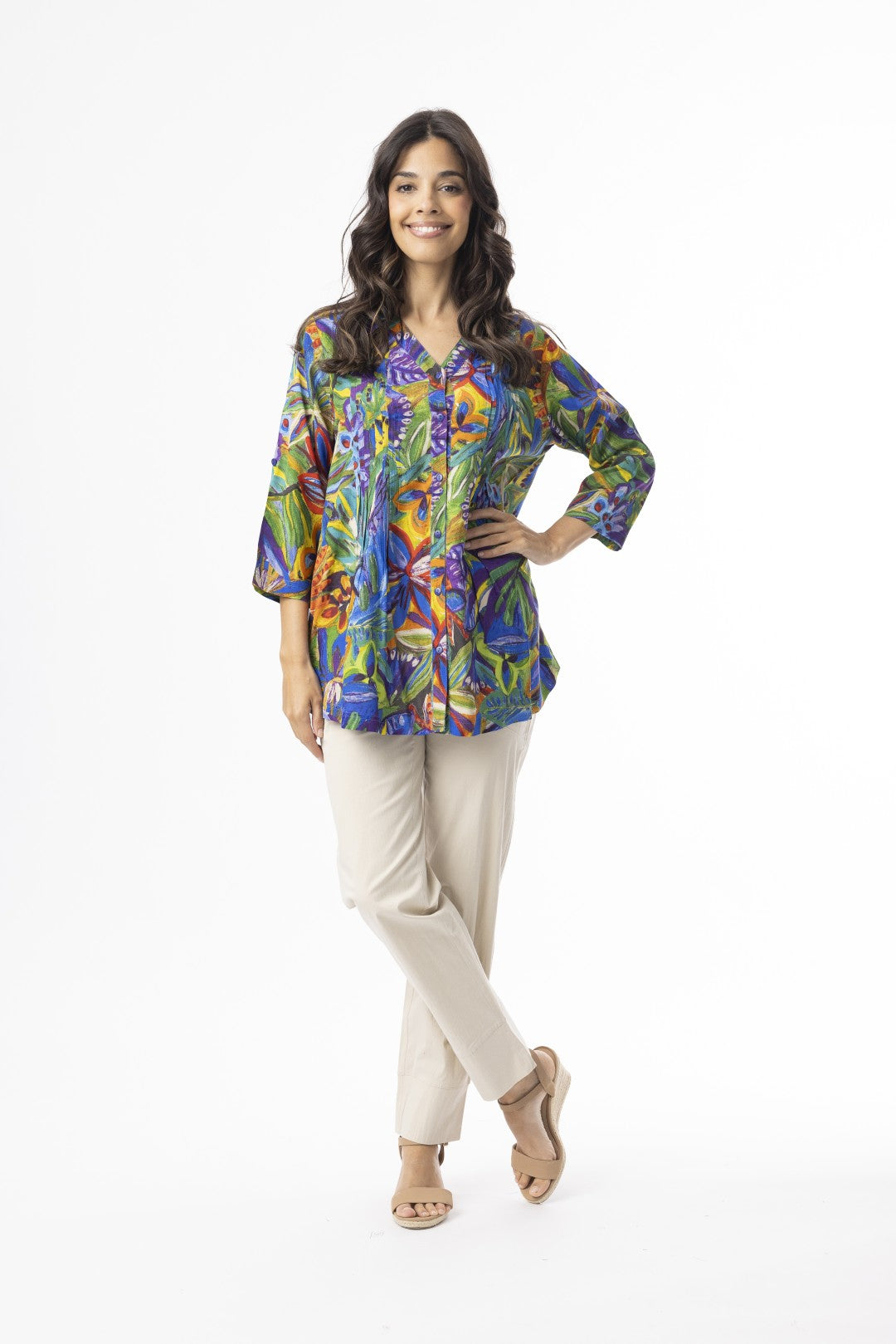 Zapallar Pleated Top